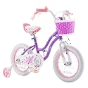 RoyalBaby Girls Bike Classic &amp; EZ Kids Bike, Balance and Pedal Bicycle, 12 14 16 18 20 Inch Toddlers to Big Kids 3-10 Years