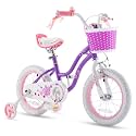 RoyalBaby Girls Bike Classic &amp; EZ Kids Bike, Balance and Pedal Bicycle, 12 14 16 18 20 Inch Toddlers to Big Kids 3-10 Years