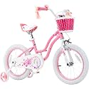 RoyalBaby Girls Bike Classic &amp; EZ Kids Bike, Balance and Pedal Bicycle, 12 14 16 18 20 Inch Toddlers to Big Kids 3-10 Years