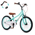 RoyalBaby Kids Bike, Terra EZ Balance to Pedal Convertable Bicycle, 14 16 18 Inch Easy Learn Balancing to Biking Boys Girls Ages 3-9 Years Beginners