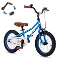 RoyalBaby Kids Bike, Terra EZ Balance to Pedal Convertable Bicycle, 14 16 18 Inch Easy Learn Balancing to Biking Boys Girls Ages 3-9 Years Beginners