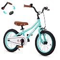 RoyalBaby Kids Bike, Terra EZ Balance to Pedal Convertable Bicycle, 14 16 18 Inch Easy Learn Balancing to Biking Boys Girls Ages 3-9 Years Beginners