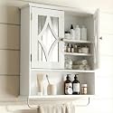 RoyalCraft Bathroom Wall Cabinet with Mirror Over