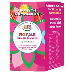 royale health food supplement multivitamin gummies for kids amp adults kids optimum growthover all development  30 gummies fulfils nutritional gap