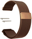 Royalex Smart Watch Strap/Adjustable Stainless Steel Mesh Wristband Sport Loop for Watch Stainless Steel Chain Milanese Loop Adjustable Magnetic 22mm Band (Brown) 22 mm Stainless Steel Watch Strap