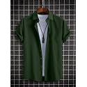 ROYALICA Regular Fit Mens seer Shirt_Green_S