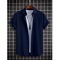 ROYALICA Regular Fit Self Design Solid Spread