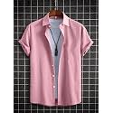 ROYALICA Regular Fit Mens seer Shirt_Pink_XL