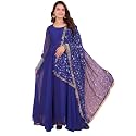 ROYALICA Women39s Georgette Gown Set with Solid