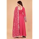 ROYALICA Women39s Georgette Gown Set with Solid