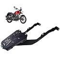 Carrier Rack Plate Compatible with Royal Enfield Meteor 350 Motorcycle Back Luggage | Carrier Rack Plate |Back Carrier Plate Black Metal