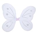 Royals WHITE Costume for Baby Girls Birthday Party |Party Gift for Kids | Fairy Wing Costumer | Fairy Angel Costumes Baby Wings Photography Props