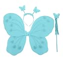 Royals Net Fairy Butterfly Wings (Blue) | Costume For Baby Girls Birthday Party | Party Gift For Kids | Fairy Wing Costume | Fairy Angel