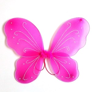 royals fairy butterfly wings dark pink  costume for baby girls birthday party  party gift for kids  fairy wing costume  fairy angel