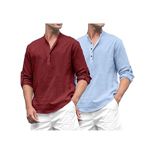 ROYALSCOUT Combo of Mens Solid Cotton Blend