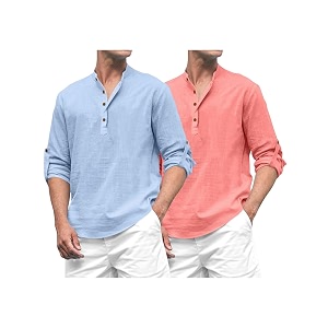 ROYALSCOUT Combo of Mens Solid Cotton Blend