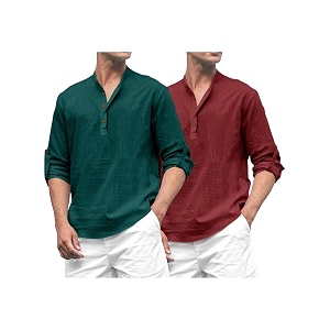 ROYALSCOUT Combo of Mens Solid Cotton Blend