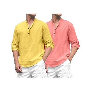 ROYALSCOUT Combo of Mens Solid Cotton Blend
