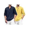 ROYALSCOUT Combo of Men39s Solid Cotton Blend