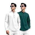 ROYALSCOUT Combo of Men39s Solid Cotton Blend