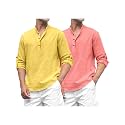 ROYALSCOUT Combo of Men39s Solid Cotton Blend