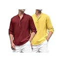 ROYALSCOUT Combo of Men39s Solid Cotton Blend