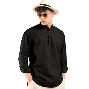 ROYALSCOUT Mens Cotton Blend Full Sleeve Kurta