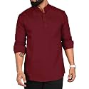 ROYALSCOUT Men Cotton Blend Short Kurta with