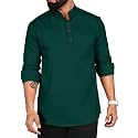 ROYALSCOUT Men Cotton Blend Short Kurta with