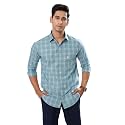 Royaltail Cornflower Blue Check Oxford Cotton Premium