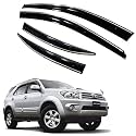 Premium Chromeline &amp; Silverline Unbreakable Car Rear Window Wind Deflectors &amp; Side Door Visor Rain Guard Compatible with (Maruti Suzuki S-Cross (2018-2019))
