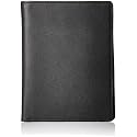 Royce Leather Rfid Blocking Bifold Passport Currency Travel Wallet Bi-Fold Wallet, Black and Purple