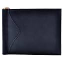 Royce Leather Rfid Blocking Money Clip Credit Card Wallet In Genuine Leather Travel Wallet, Blue