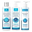 Roycederm Scalp, Hair & Skin Care Set - Shampoo, Conditioner & Foaming Face Body Wash