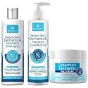Roycederm Seborrheic Dermatitis &amp; Psoriasis Face Cream – Steroid-Free Moisturizer for Redness, Flaking &amp; Sensitive Skin – Face, Scalp &amp; Body Daily Relief – Fragrance-Free, Non-Greasy, 4 oz
