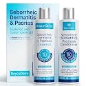 Roycederm Seborrheic Dermatitis &amp; Psoriasis Shampoo and Conditioner Set - Effective Scalp Treatment for Folliculitis, Psoriasis, Dandruff, Dry Itchy Scalp - Soothing, Moisturizing Herbal Formula