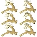 Rozi Decoration Christmas Hanging Ornament Tree Decorations Set of 6 Pcs Deer Christmas Tree Decoration Items