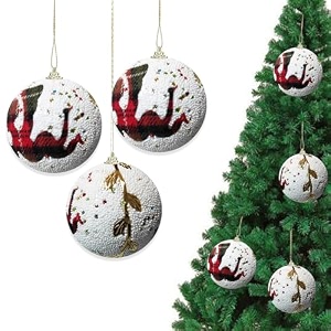 rozi decoration set of 3 pcs white christmas balls for xmas tree decoration items  christmas balls for decoration  xmas tree ornaments  christmas party decorations