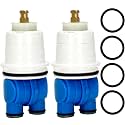 RP19804 Shower Cartridge Compatible with Delta Faucet 1300/1400 Series Tub and Shower Valves, RP19804 Cartridge Replacement Fits Select Monitor Valves 1993-2007 (2 PCS)