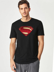 RPENTERPRISSE Printed Men Round Neck Black T-Shirt