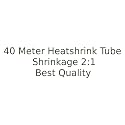 Rpi shop 10mm Polyolefin Heat Shrink Tube Sleeve for Wrap (40 m, Black)