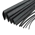 Rpi shop - 16 Meters in total Heat Shrink Tubes: 2 Meter each 1mm, 2mm, 3mm, 4mm, 5mm, 6mm, 8mm & 10mm Polyolefin 2:1 Sleeve for Wrap - Black