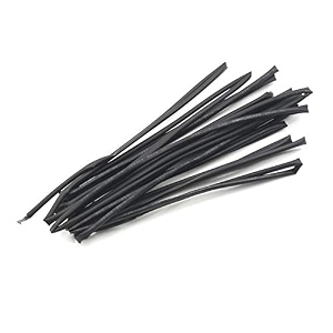 rpi shop 8mm polyolefin heat shrink tube sleeve for wrap 30 m black