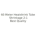 Rpi shop Black 6mm Polyolefin Heat Shrink Tube Sleeve for Wrap (60 Meter)
