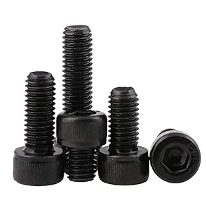 rpi shop - m4x 45mm socket head cap screws allen socket drive fully thread bright finish machine thread quantity - 10 pcs