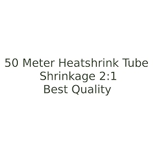 rpi shop polyolefin heat shrink tube sleeve for wrap 50 m black 8mm