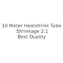 Rpi shop Polyolefin Heat Shrink Tube Sleeve for Wrap (10 m, Black 10mm)