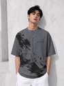 RPIRT Men Printed Round Neck Cotton Blend