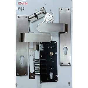 rr brothers mortise cylinder door lock handle door lock for bedroom living room main door lockset for house hotel office pack of 1