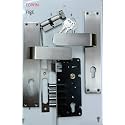 RR Brothers.. Mortise Cylinder Door Lock Handle Door Lock for Bedroom, Living Room, Main Door Lockset for House Hotel Office,. (Pack of 1)